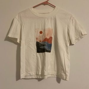 Madewell Vista Graphic Easy Crop Tee